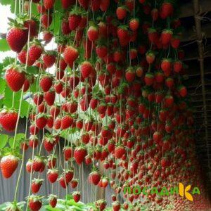 Клубника ампельная Анастасия купить по цене от 370р. в интернет-магазине «Посадика» с доставкой почтой в в Новоалтайске и по всей России – [изображение №1].